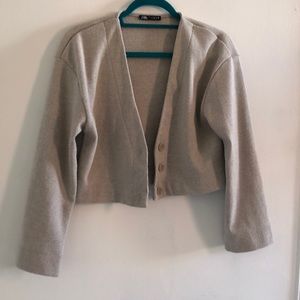 Zara crop cardigan